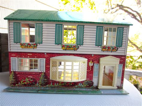 what is antique metal doll house worth|metal doll houses from the 1960s.